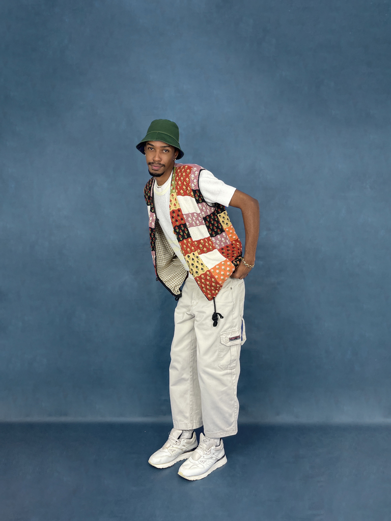 G | Colete Vintage Rework/Handmade - REFFE SHOP ッ