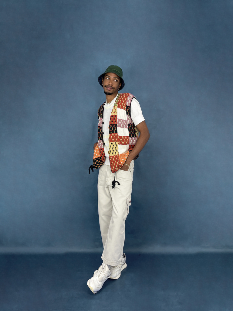 G | Colete Vintage Rework/Handmade - REFFE SHOP ッ