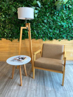 Mesa Auxiliar Redonda PORI 60cm Altura Blanca - Muebles de diseño | Gift Collection