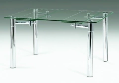 Mesa Comedor Extensible Vidrio 130 x 85 a 180 extendida - Muebles de diseño | Gift Collection