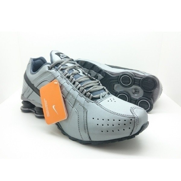 nike shox junior prata