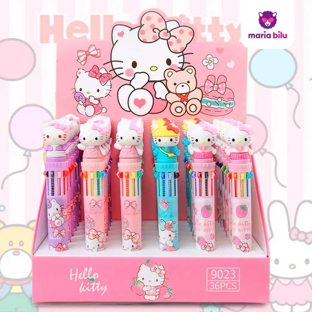 Caneta Gel Kawaii Hello Kitty - Maria Divertida: Papelaria Fofa e Divertida