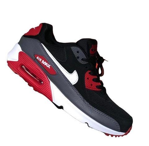 nike air max 90 vermelho preto e branco