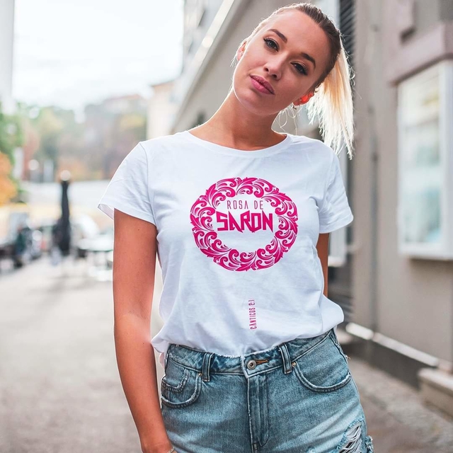Camiseta Quality Rosa de Saron - Layout Shirts