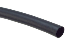 Tubo isolante termorretrátil preto - 6,4mm x 1m
