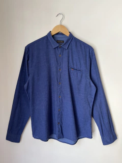 2699 Camisa Zara Man Azul T.M