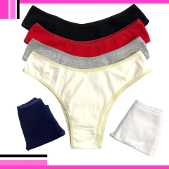 BO6771-PACK X 3 Vedetina de algodón talle especial