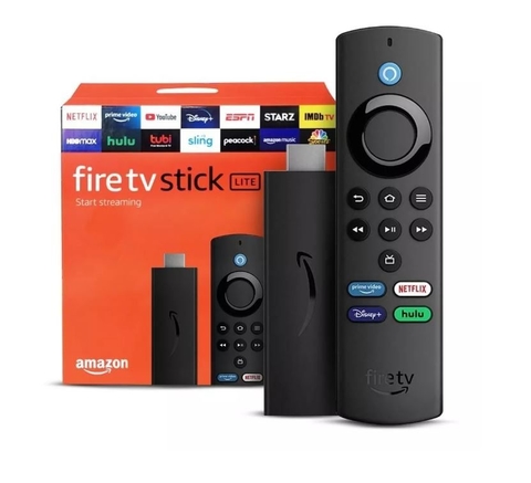 Amazon Fire TV Stick Lite control de voz Full HD 8GB negro con 1GB de memoria RAM