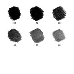 Lata Lápices de Dibujo Staedtler Lumograph Black x 6 - tienda online