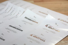 Etiquetas papel adhesivo calada para velas con hot stamping x 5 hojas A3 en internet