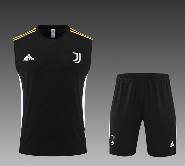 Kit de treino Juventus preta 2022 - Adidas