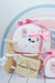 Kit panda rosa com branco 3 peças - ENCOMENDA na internet