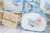 Kit raposa azul claro frente branco 3 peças - ENCOMENDA na internet