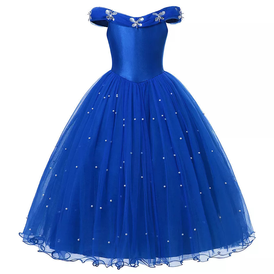 Vestido de Princesa Azul - 9 meses a 5 anos – O Mundo da Nuvem