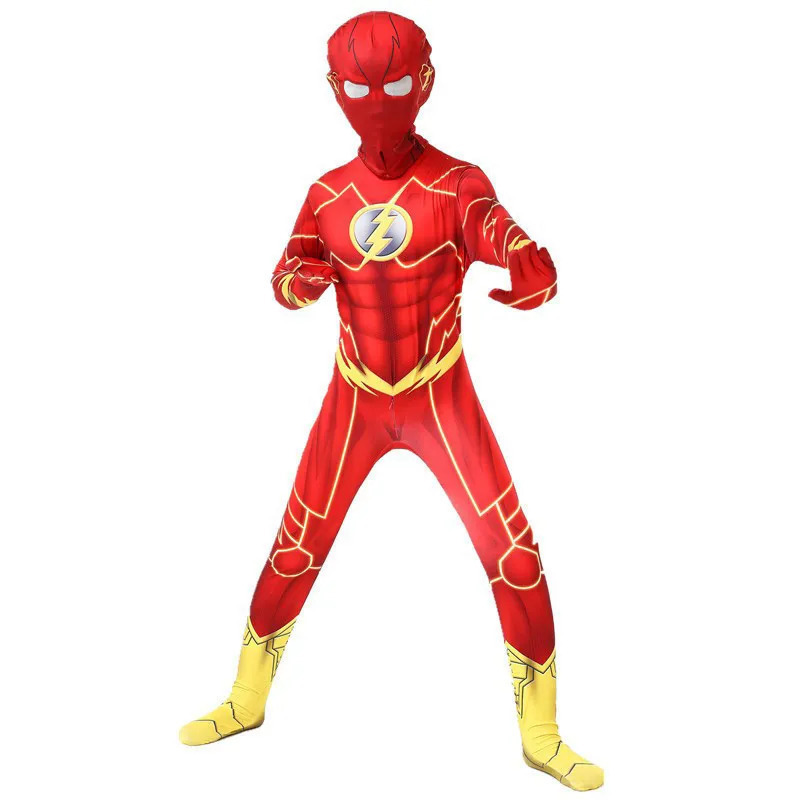 Fantasia Festa Infantil Menino Super Heróis - Flash