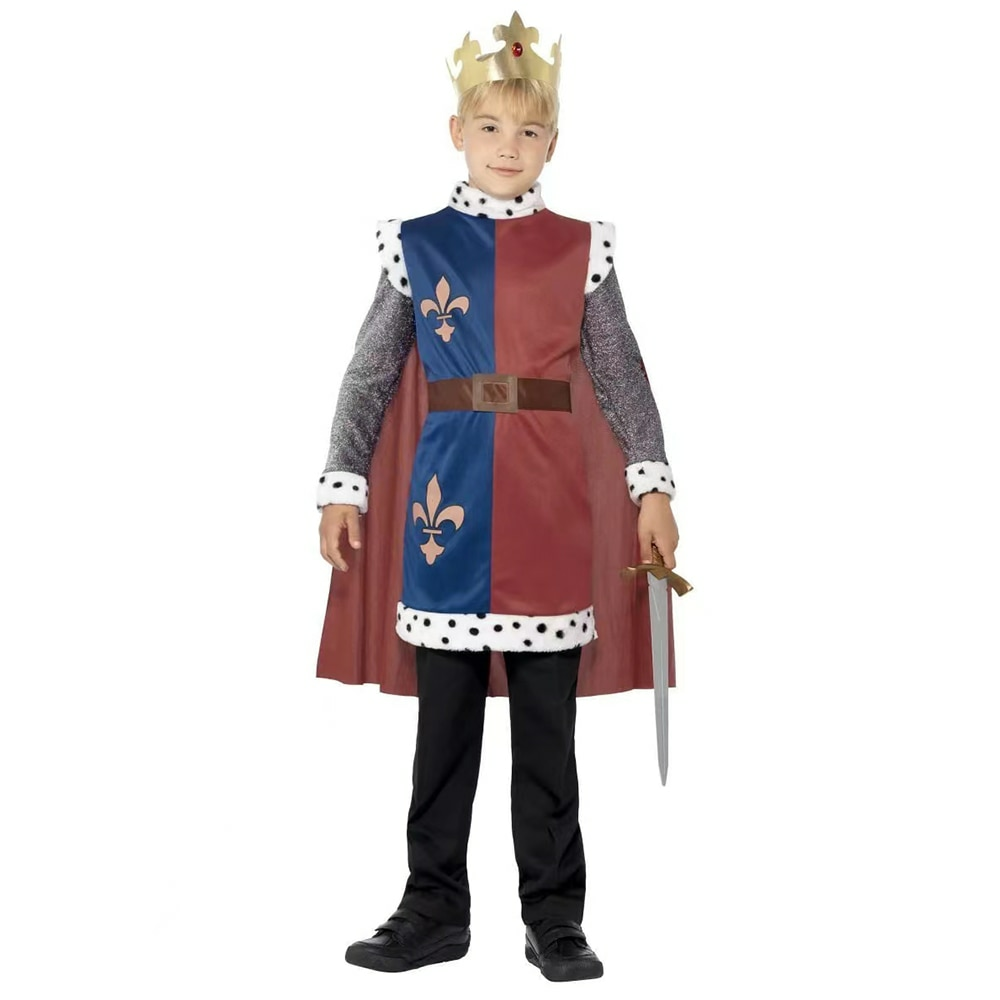 Fantasia Infantil Cavaleiro Medieval com Capuz - Apollo Festas