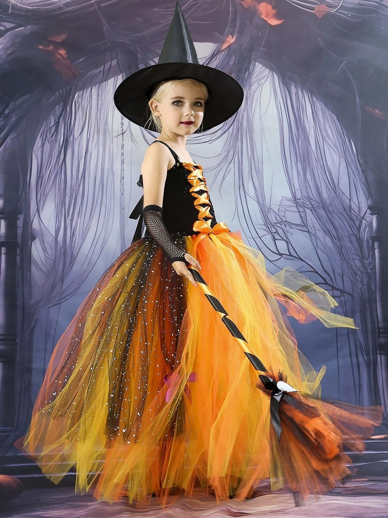 Fantasia Halloween Hocus Pocus Infantil - Festivo Festas