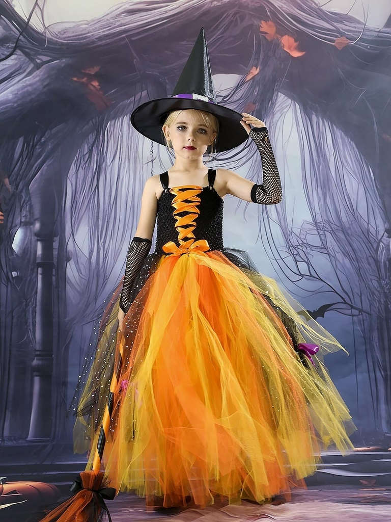 Fantasia Halloween Hocus Pocus Infantil - Festivo Festas