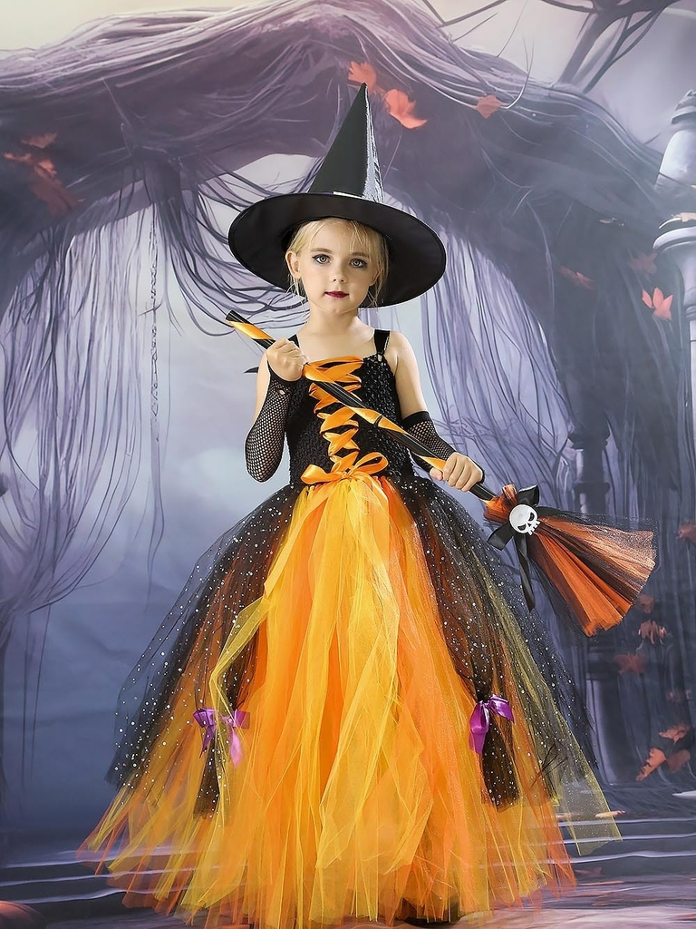 Fantasia Halloween Hocus Pocus Infantil - Festivo Festas