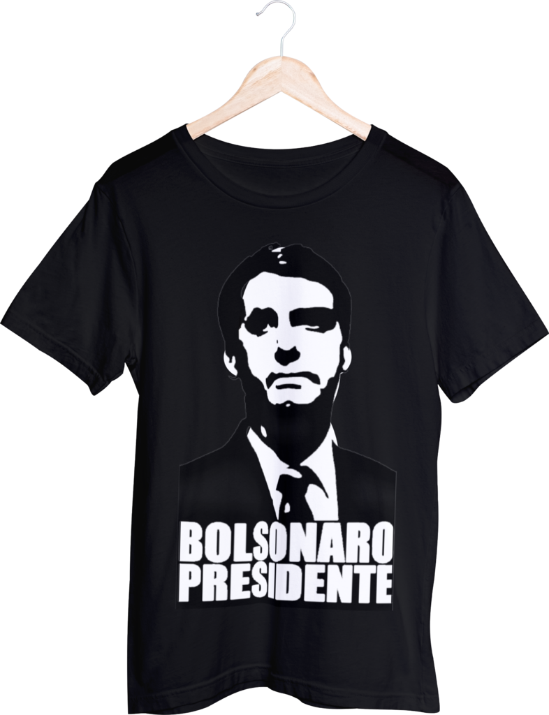 Camiseta Jair Bolsonaro Presidente - Preta