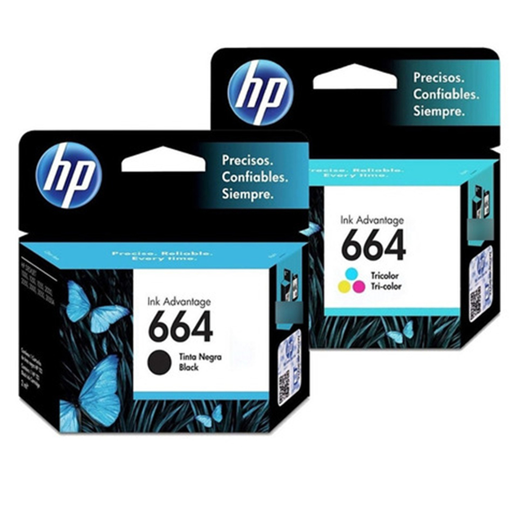 Cartucho Original HP 664 Negro o color - videosuiza