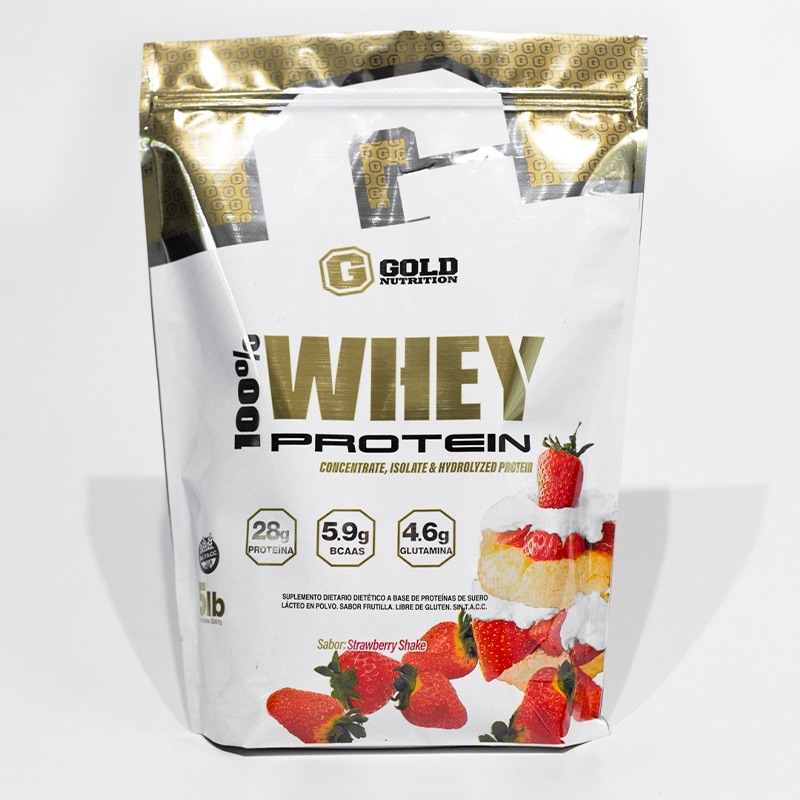 100% Whey Protein Gold Nutrition 2Libras