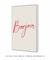 Quadro Decorativo Bonjour Rouge - comprar online