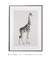 Imagem do Quadro Pôster Girafa Vintage