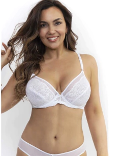 Corpiño con aro púntilla y tul (0825) - comprar online