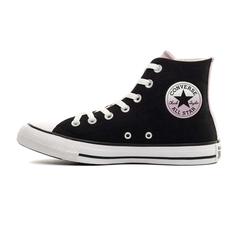 Tênis Converse Chuck Taylor Hi Matte Craft Preto Prata Puro – All Star –  Globarium