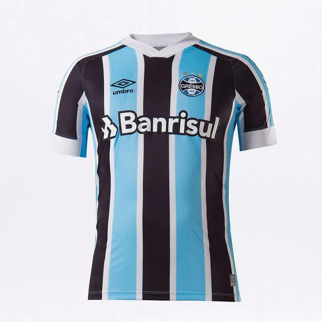 Camisa Grêmio I 21/22 Torcedor Umbro Masculina - Azul