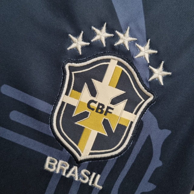 Camisa Seleção Brasileira Black Conceito 2022 Torcedor Nike Feminina