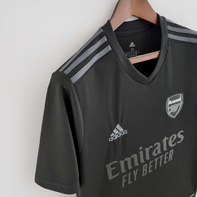 Camisa Arsenal All Black 22/23 a R$149,90