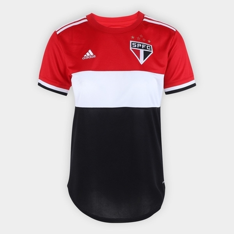 camiseta preta sao paulo adidas