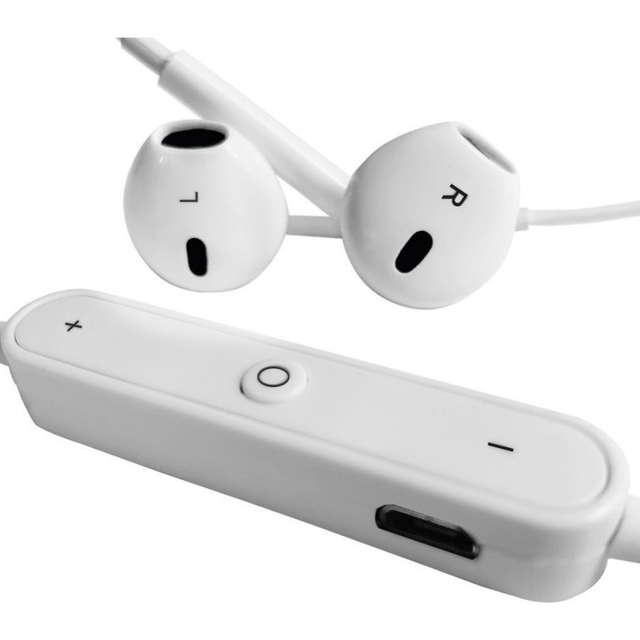 Audifonos Manos Libres Diseño Apple Earpods Bluetooth con Microfono y Caja