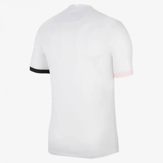 camisa do psg branca rosa