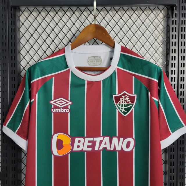 Camisa Fluminense I 23/24 Torcedor Umbro - Verde e Vinho