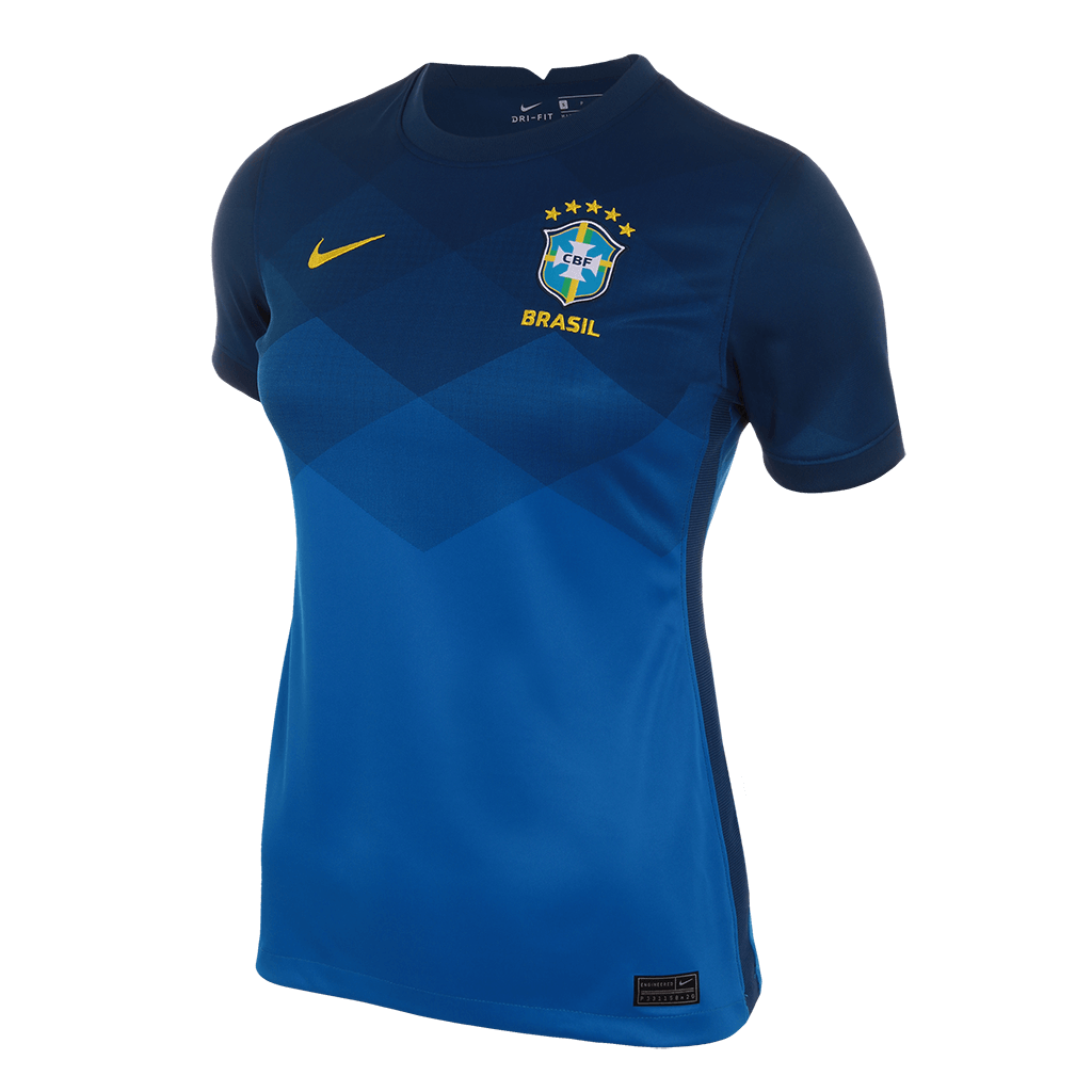 Camisa Brasil II 20/21 Feminina Nike - Azul