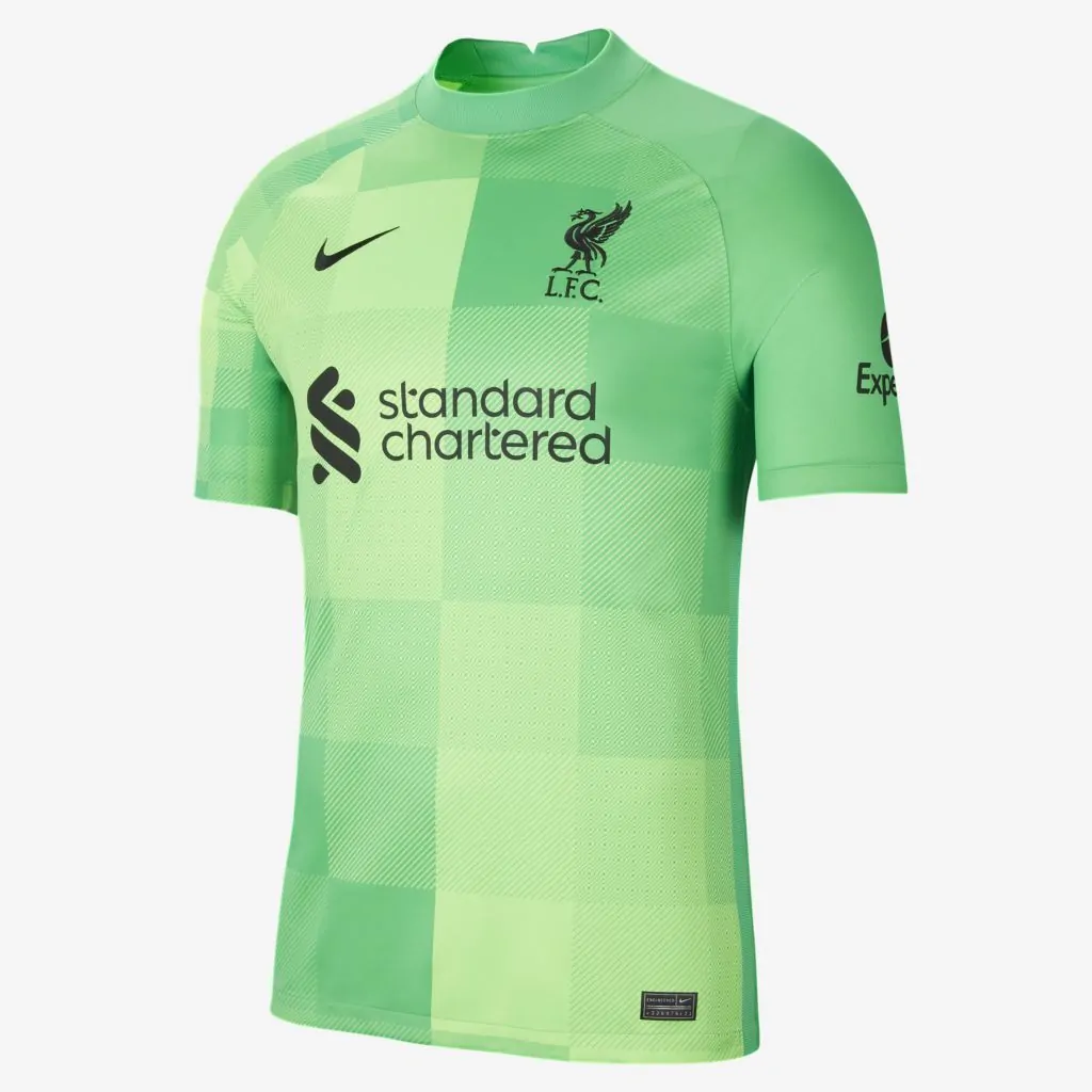 Camisa Liverpool Goleiro I 21/22 Torcedor Nike - Verde