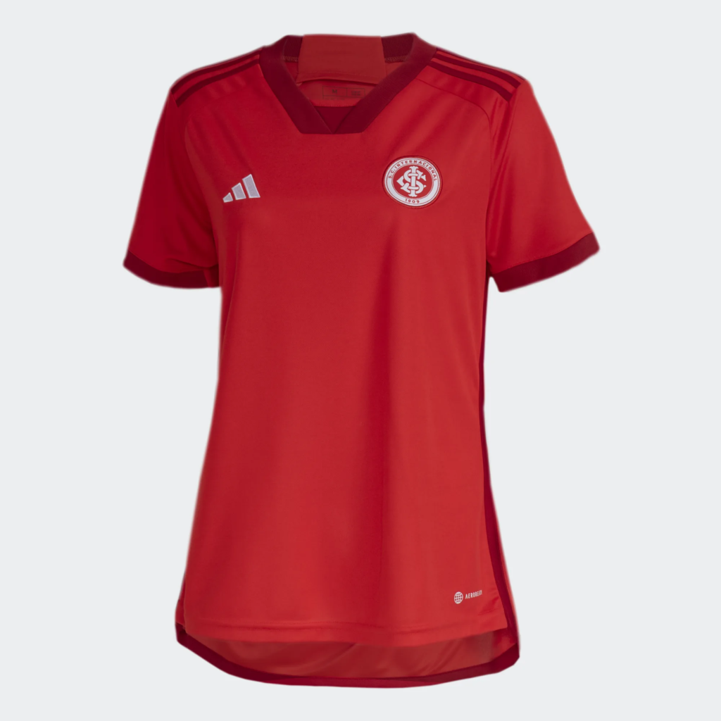 Camisa Internacional I 23/24 Feminina Adidas - Vermelha