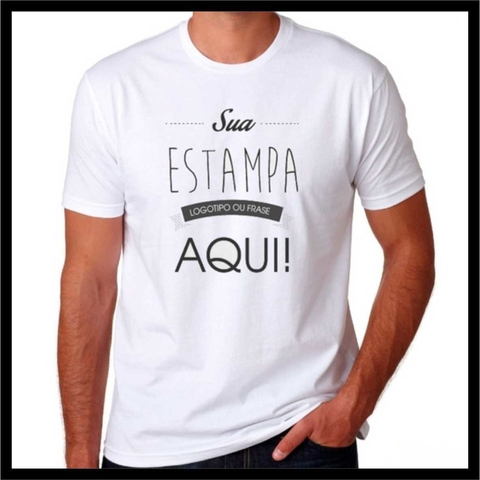 camiseta com sua estampa