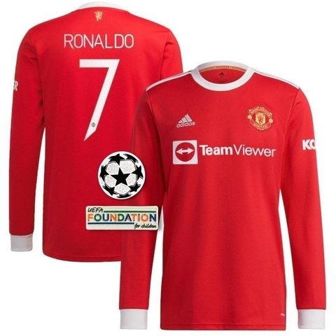 camisa da juventus cr7 manga longa