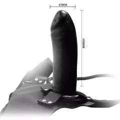 INFLATING BARON - ARNÉS CON DILDO INFLABLE Y VIBRADOR - tienda online