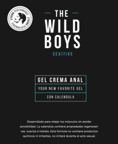 Gel crema anal The Wild Boys con calendula - comprar online