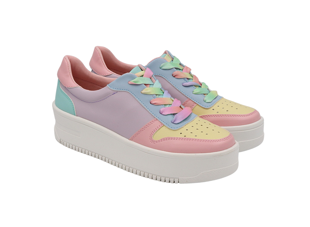 TENIS RETRO COLOR BLOCK