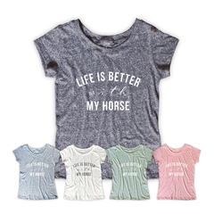 Camiseta Feminina Estampa Horse