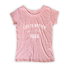 Camiseta Feminina Estampa Yoga - loja online