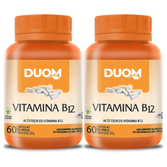 Kit 2 Und Vitamina B12 60cps (1 ao dia) Duom