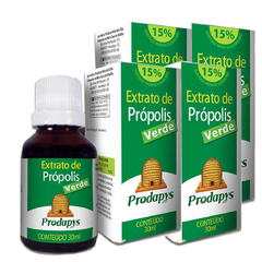 Kit 4 Und Extrato de Própolis Verde 30ml Prodapys