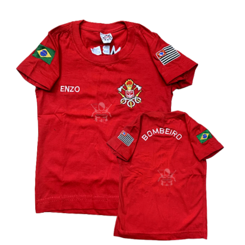 Camiseta Infantil + Body Tático da Rota